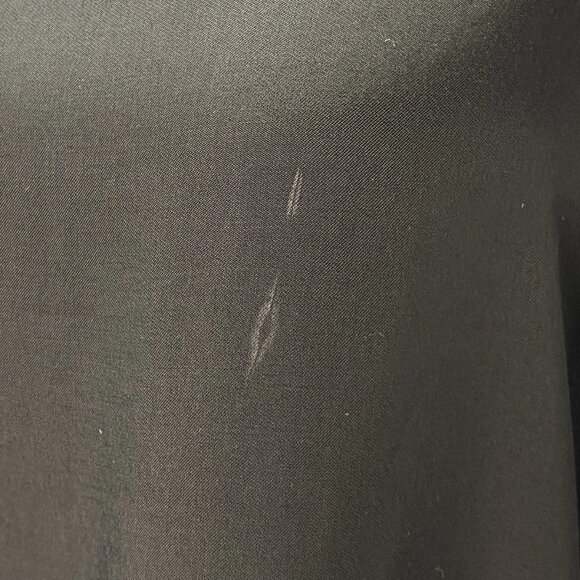 Sanctamuerte Women’s Girocollo Frayed-Trim Short Sleeve T-Shirt Black Size XS - Picture 9 of 11